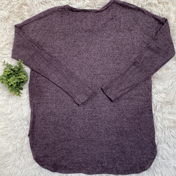 Bobeau Hacci LS Tunic Top 💗 Purple - Picture 4 of 13